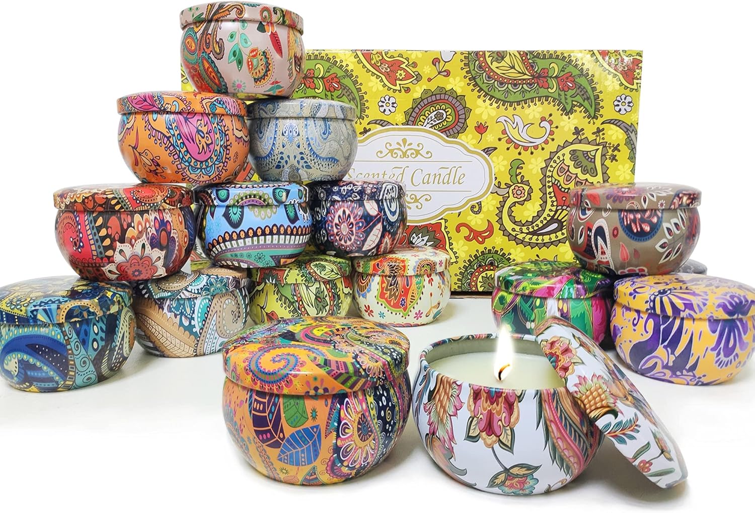 Set de velas aromáticas